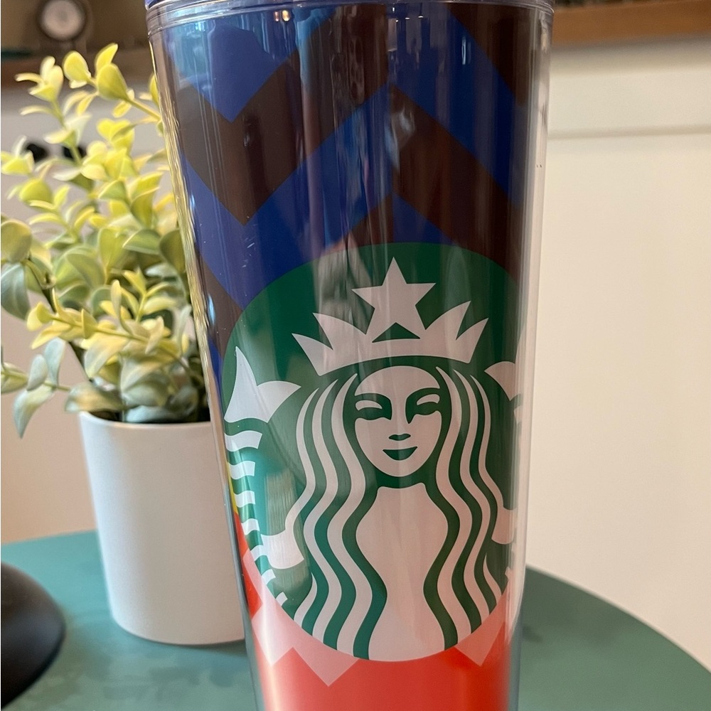 Summer Starbucks reusable cup with straw